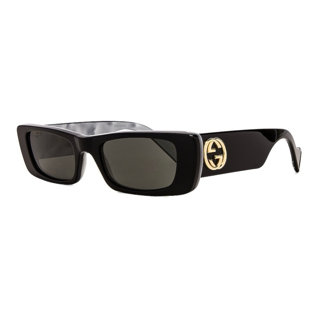 Gucci Slim Rectangular Sunglasses - image 3